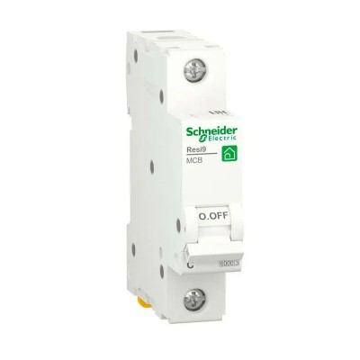 Автоматический выключатель 1Р 16А, C 6кА, Schneider Electric RESI9 (R9F12116)
