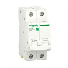 Автоматичний вимикач 2Р 63А, C 6кА, Schneider Electric RESI9 (R9F12263)