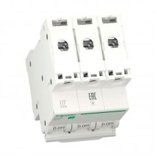 Автоматический выключатель 3Р 10А, C 6кА, Schneider Electric RESI9 (R9F12310)