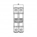 Автоматический выключатель 2Р 10А C, ABB basic M