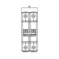 Автоматический выключатель 2Р 20А C, ABB basic M