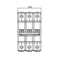 Автоматичний вимикач 3Р 16А C, ABB basic M
