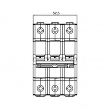 Автоматический выключатель 3Р 40А C, ABB basic M