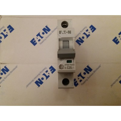Автоматический выключатель 1 полюс, 25А, Eaton Moeller xPole Home HL-C25/1