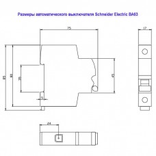 Автоматический выключатель ВА63 Домовой 1П 25A C Schneider Electric