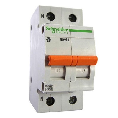 Автоматический выключатель ВА63 Домовой 1П+Н 25A C Schneider Electric