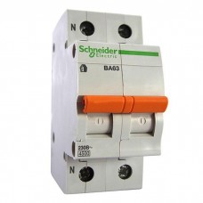 Автоматический выключатель ВА63 Домовой 1П+Н 63A C Schneider Electric