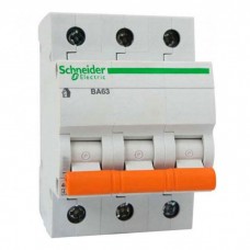 Автоматический выключатель ВА63 Домовой 3П 16A C Schneider Electric