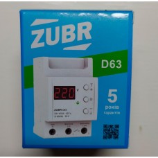 Реле напряжения ZUBR D63