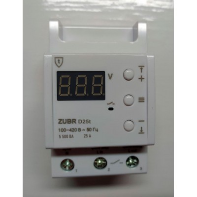 Реле напряжения ZUBR D25t