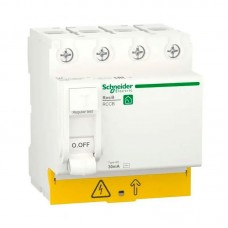 Пристрій захисного відключення (УЗО) 4P 25A 30мA АС, Resi9 Schneider Electric (R9R51425)