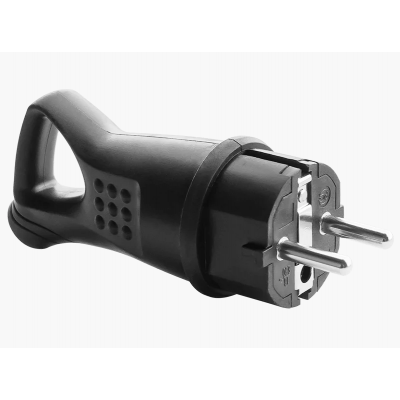 Вилка электрическая резиновая ВШ16-008/602247 серия "ПРОРАБ" ТМ "СВ-У"