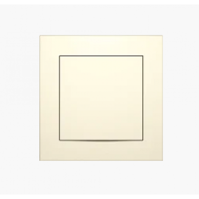 Выключатель одноклавишный бежевый VS10-290, серия "ИДЕАЛ" ТМ "MARSHEL"