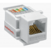 Компьютерное модульное гнездо белое RJ45, CAT.5E ТМ "MARSHEL" подходит к розеткам VI-KO