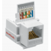Компьютерное модульное гнездо белое RJ45, CAT.5E ТМ "MARSHEL" подходит к розеткам VI-KO